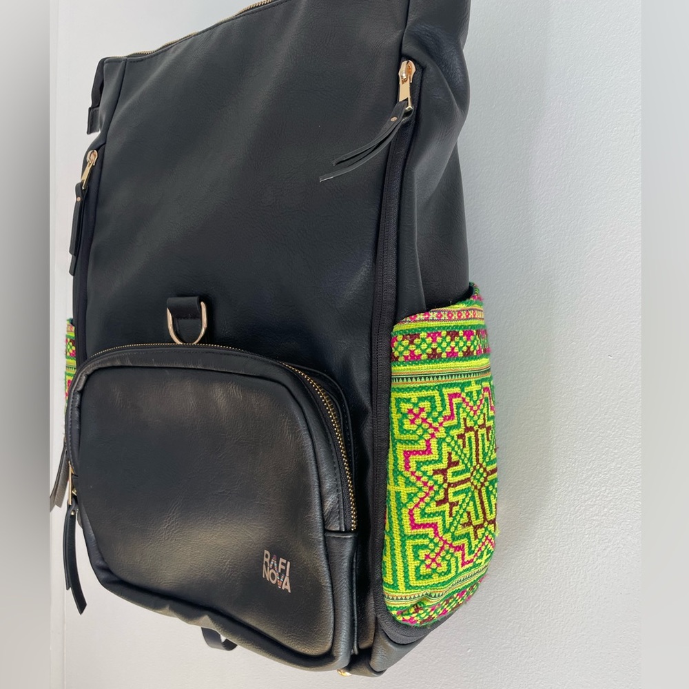NWOT Rafi Nova leather Backpack - Picture 3 of 11